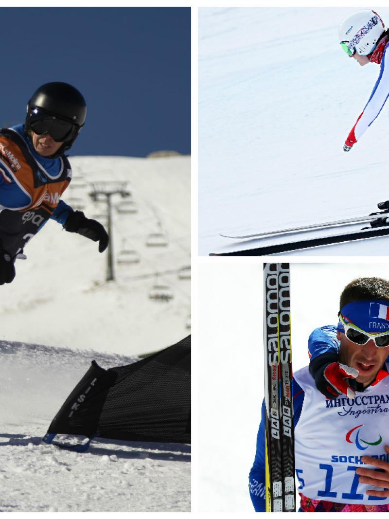 Cécile Hernandez-Cervellon, Marie Bochet, Thomas Clarion and guide Julien Bourla