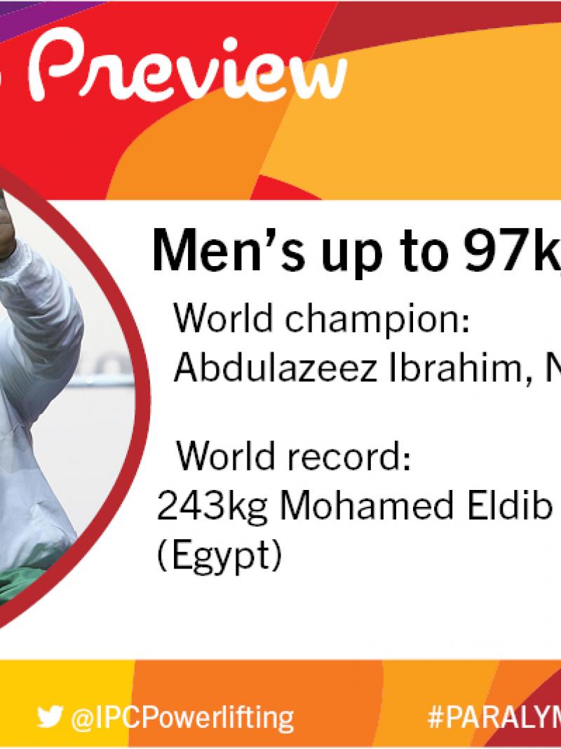 Rio 2016 Preview: Men’s up to 97kg