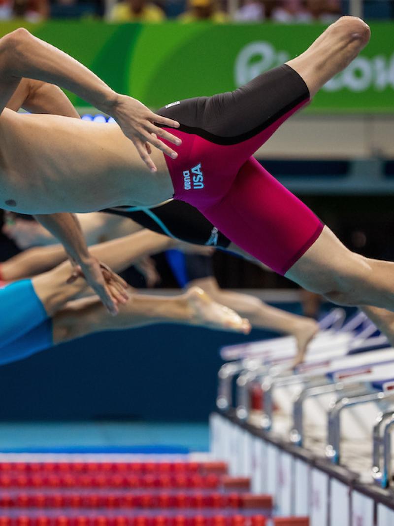 Dalton Herendeen in the Swimming Heats at Rio 2016