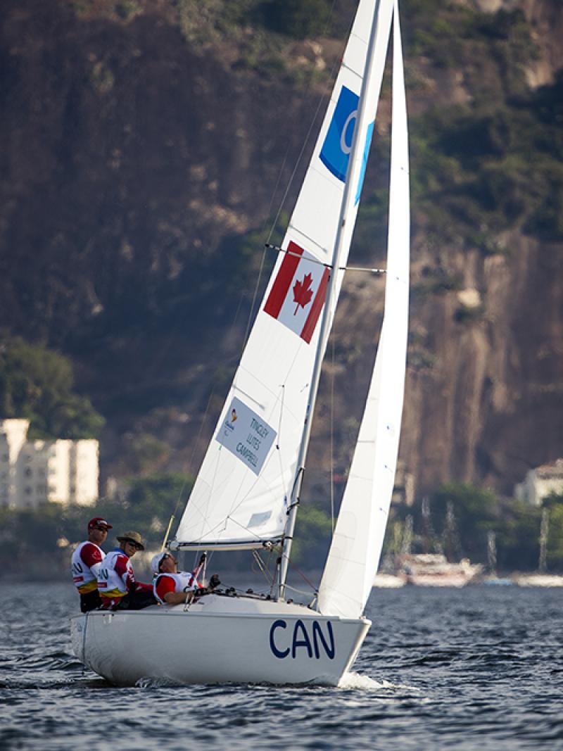 Canadian Sonar sailing team - Rio 2016