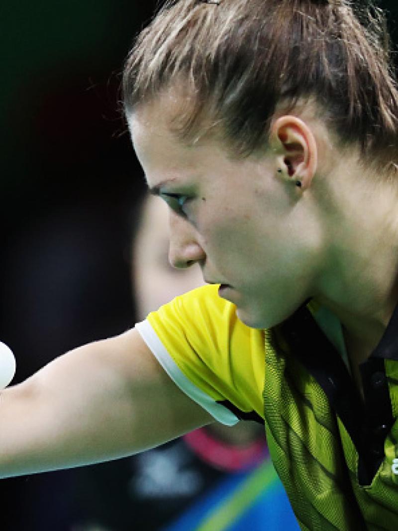 Natalia Partyka competing in Rio de Janeiro 