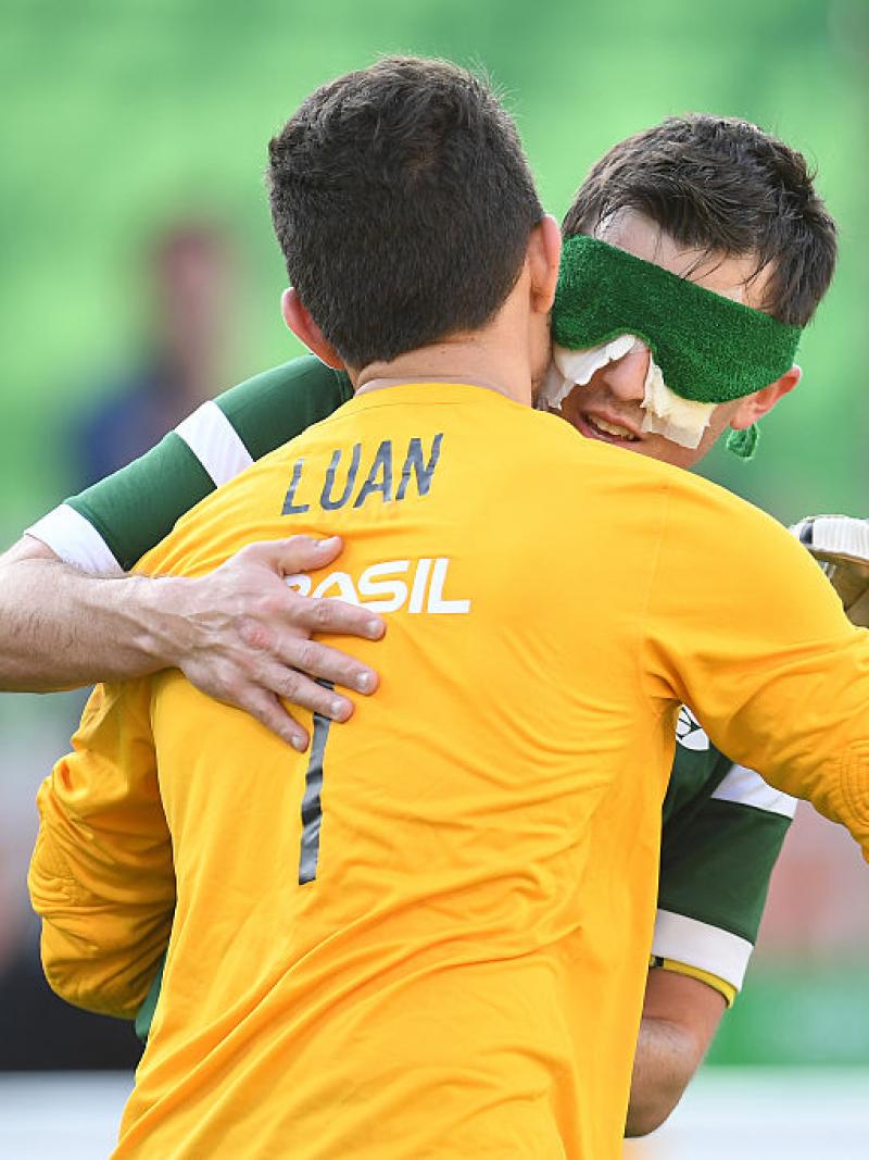 Ricardinho of Brazil and Luan of Brazil