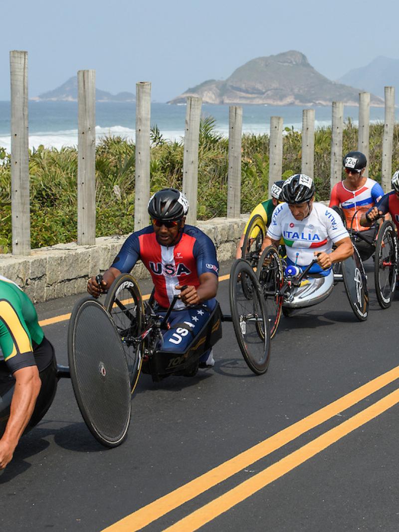 Men's Cycling Road Race H5 in Rio de Janeiro