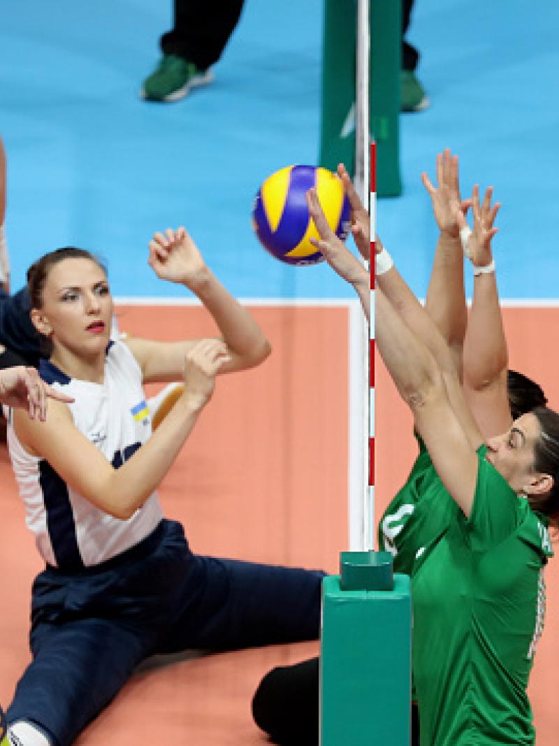 Brazil vs. Ukraine in Women's Sitting Volleyball at Rio 2016