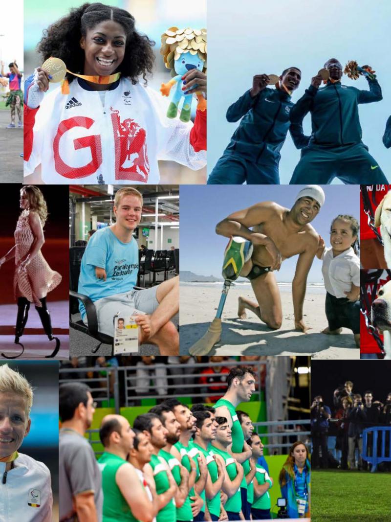 A collage of pictures of the 10 personalities who left a mark on the Rio 2016 Paralympic Games