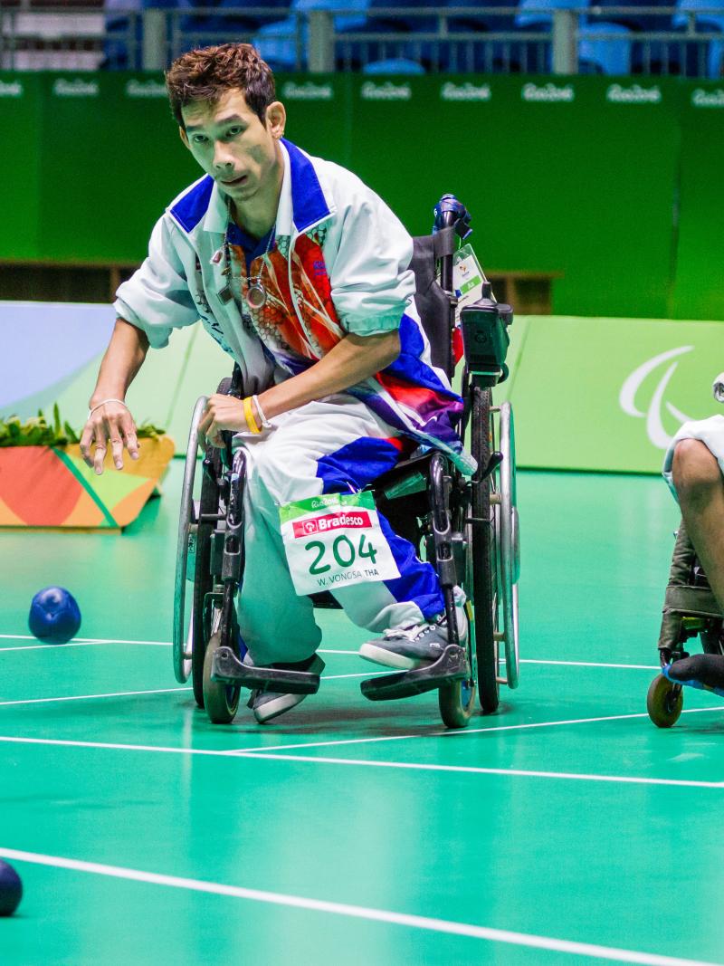 Boccia at the Rio 2016 Paralympic Games.