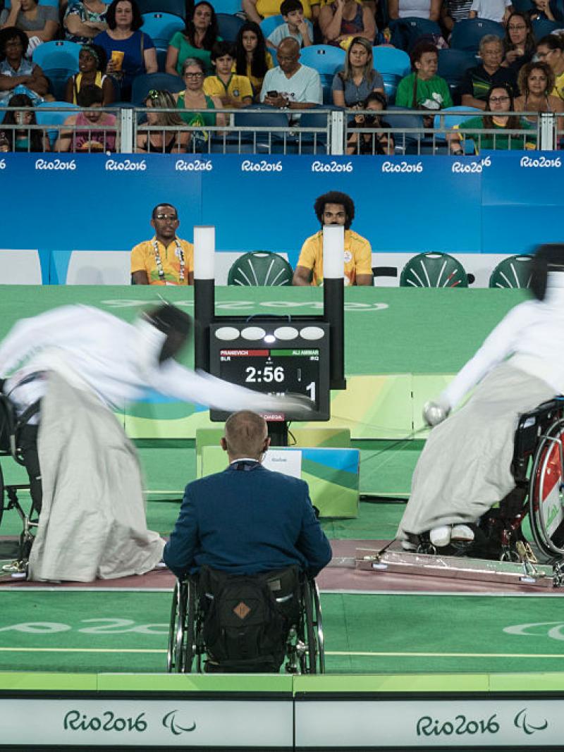 Wheelchair Fencing icon - Rio 2016