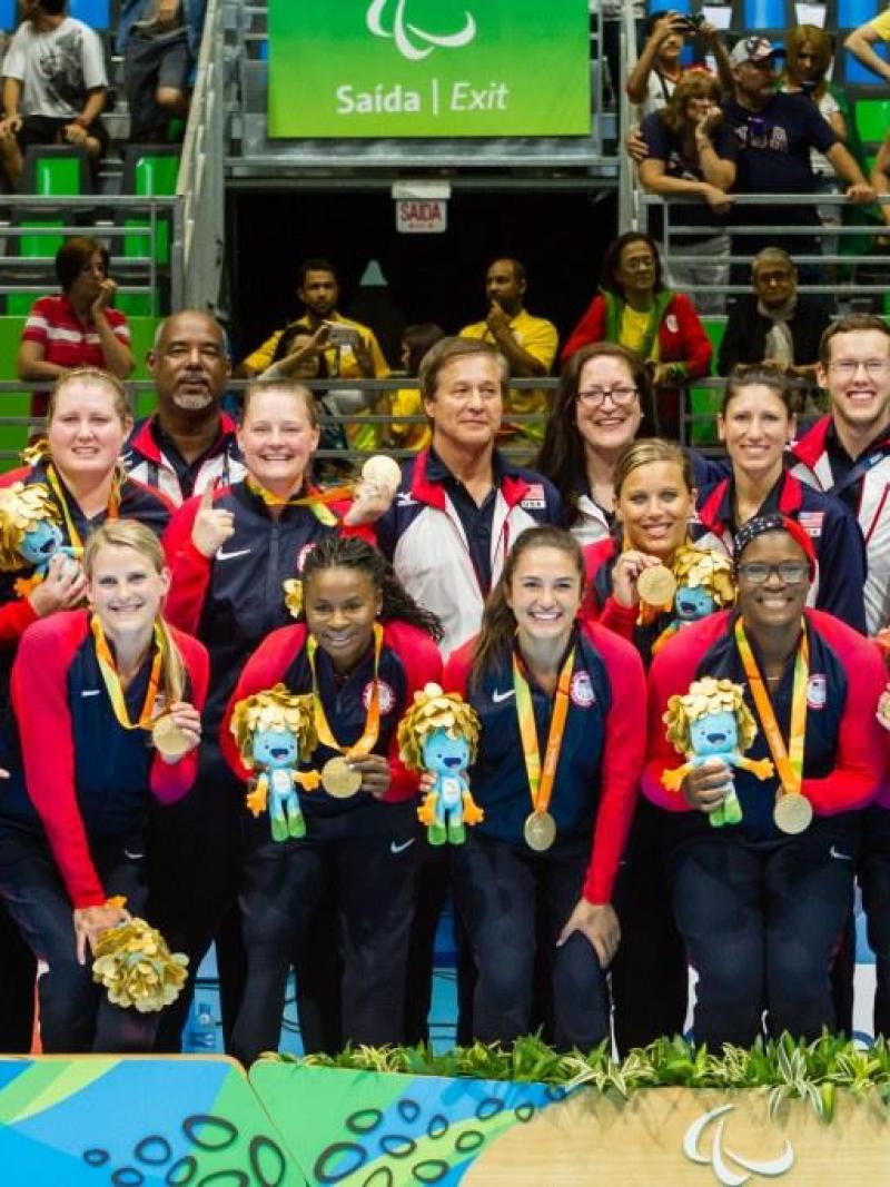 USA women's sitting volleyball team
