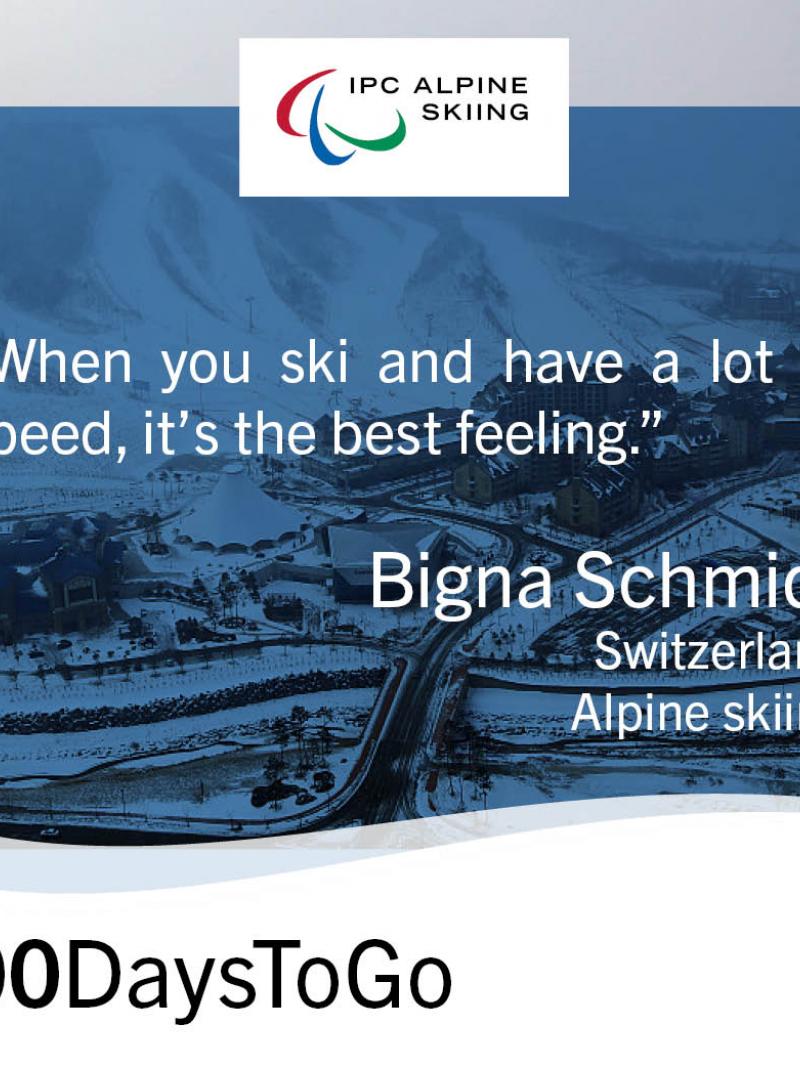 PyeongChang 2018 - #500DaysToGo - Bigna Schmidt