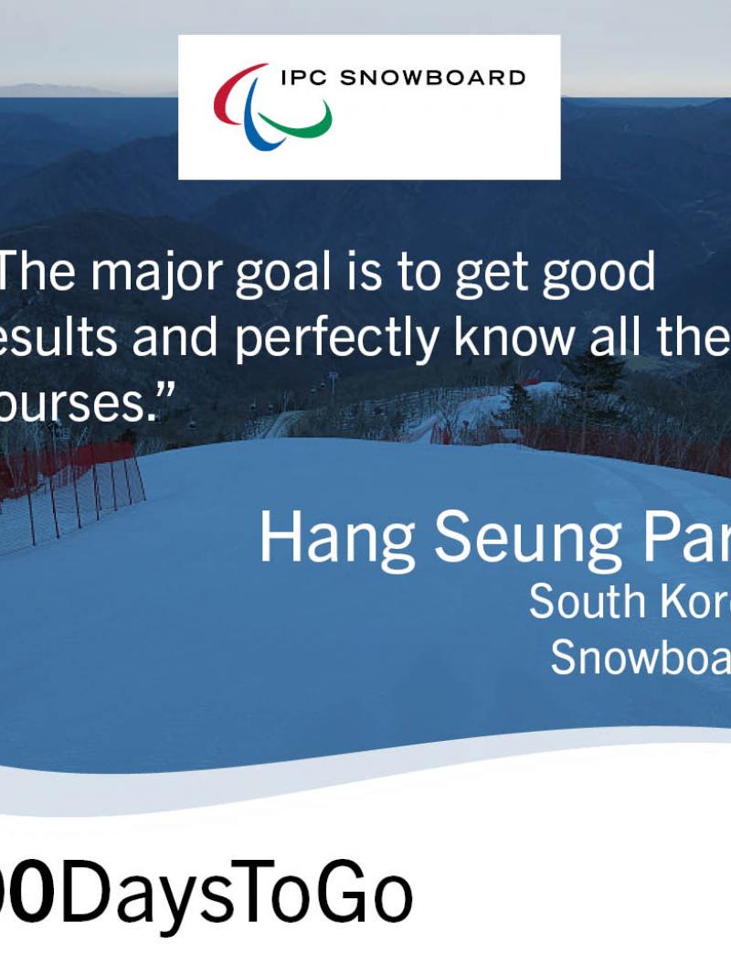 PyeongChang 2018 - #500DaysToGo - Hang Seung Park