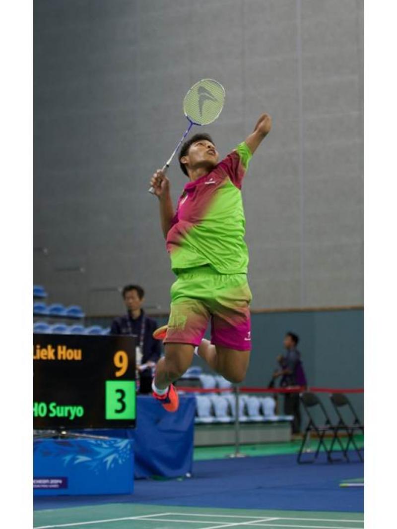 Indonesian Para badminton player Suryo Nugroho