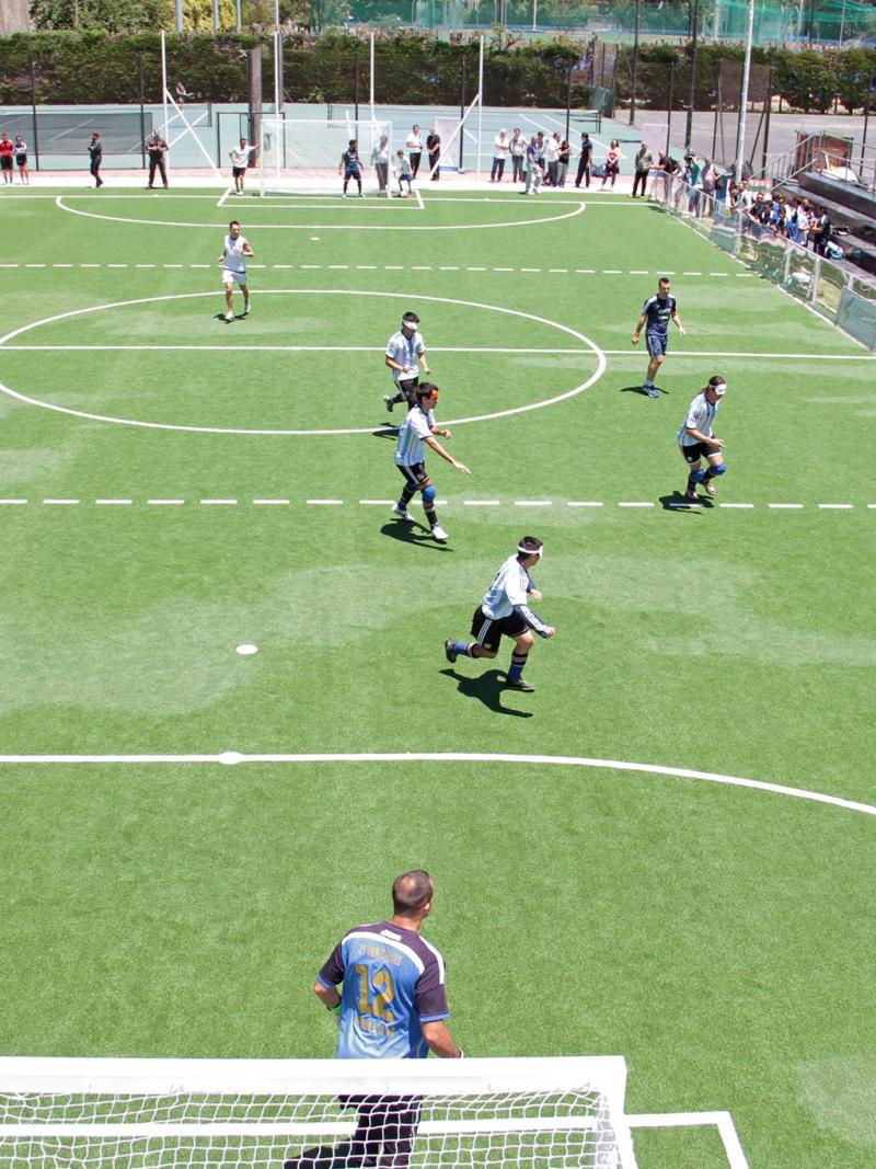 An official blind football field was inaugurated in Argentina.