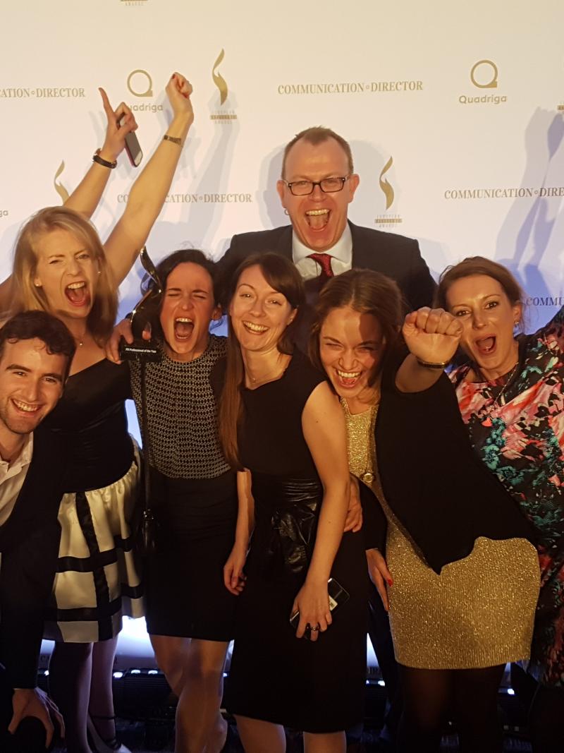 The IPC media team won in-house team of the year and PR professional of the year at the 2016 European Excellence Awards in Berlin.
