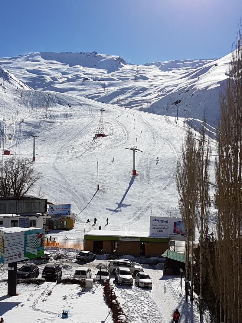 A ski slope in Iran