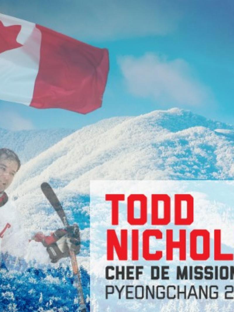 Todd Nicholson named Canada's Chef de Mission for PyeongChang 2018 