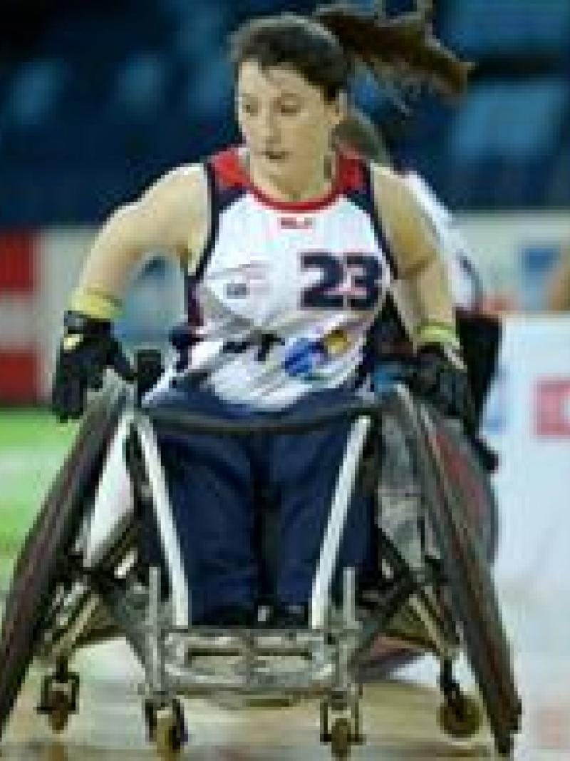 Coral Batey is not fazed by being the only woman in the Great Britain squad.