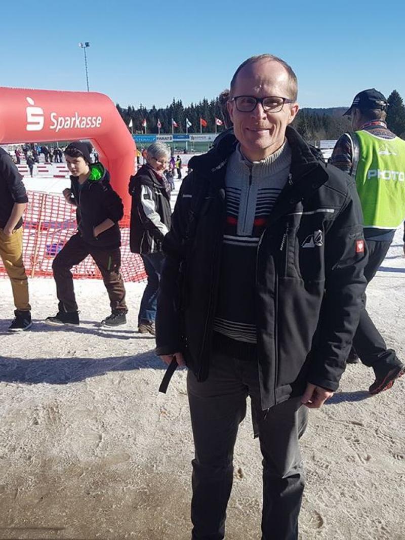A local priest is also acting as the official timekeeper at Finsterau 2017