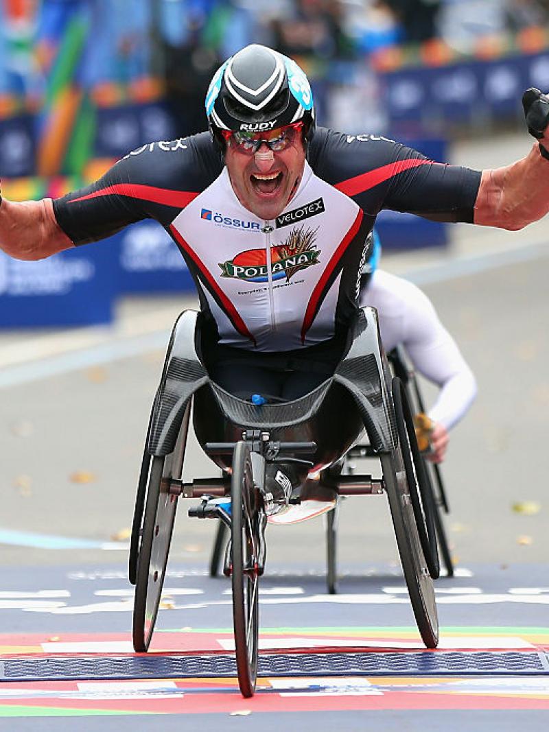 Ernst van Dyk of South Africa 