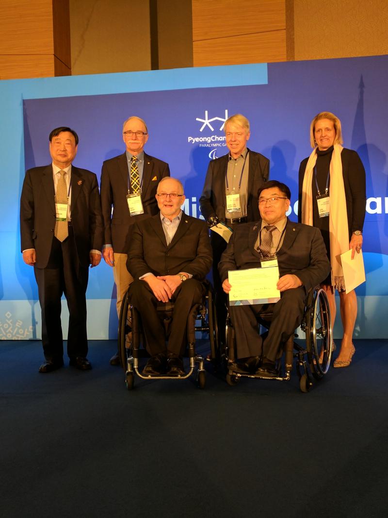 NPCs from around the world were officially invited to attend the PyeongChang 2018 Paralympic Winter Games by IPC President Sir Philip Craven at a special ceremony in PyeongChang, South Korea.