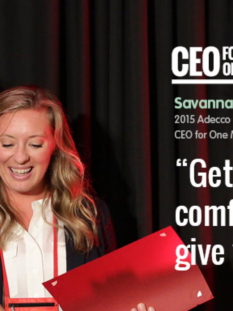 Adecco - CEO for one month