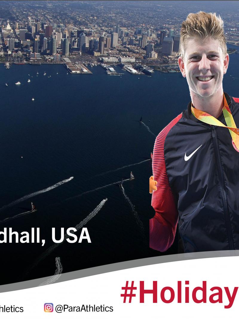 The Paralympic medallist explains his favourite place for vacation and his two essential items.