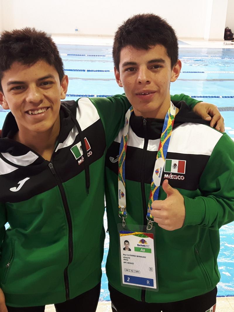 Mexican brothers Raul and Juan Gutierrez made history on 21 March, by becoming the two first medal winners at the 2017 Youth Parapan American Games.