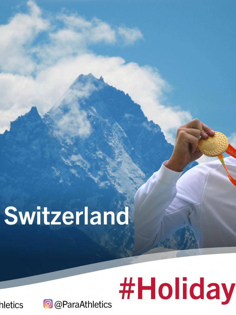 Holiday hotspot with Switzerland’s Marcel Hug