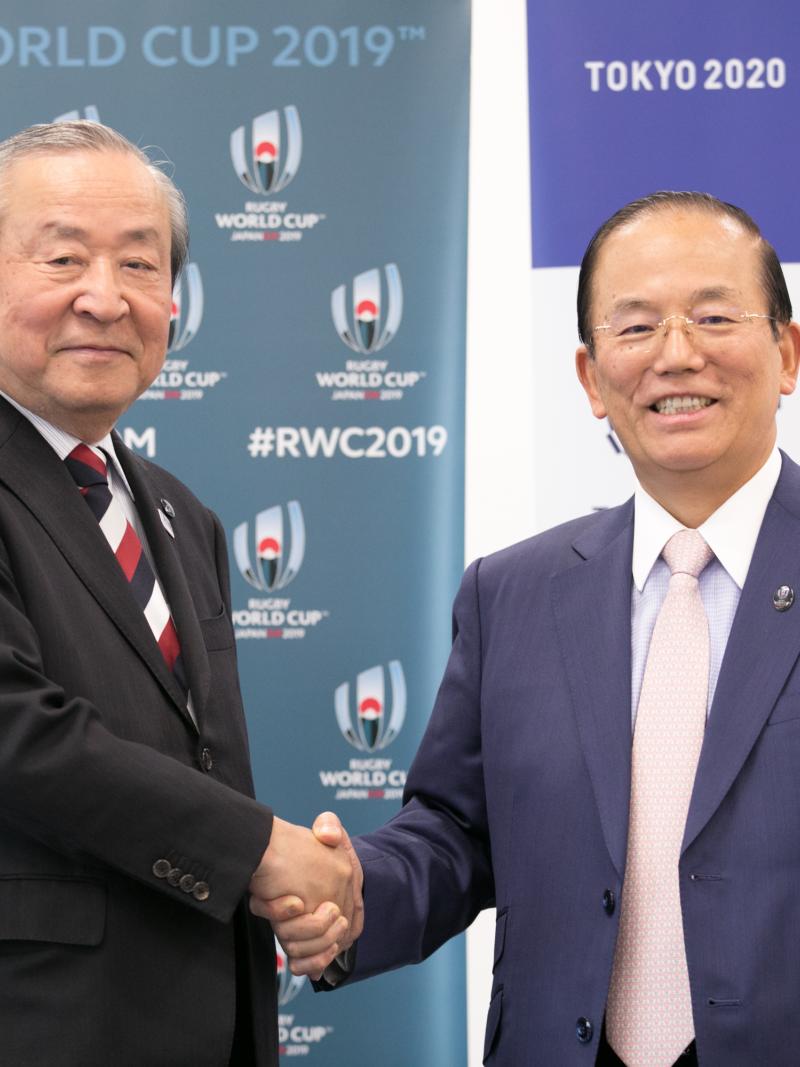 Two men shaking hands