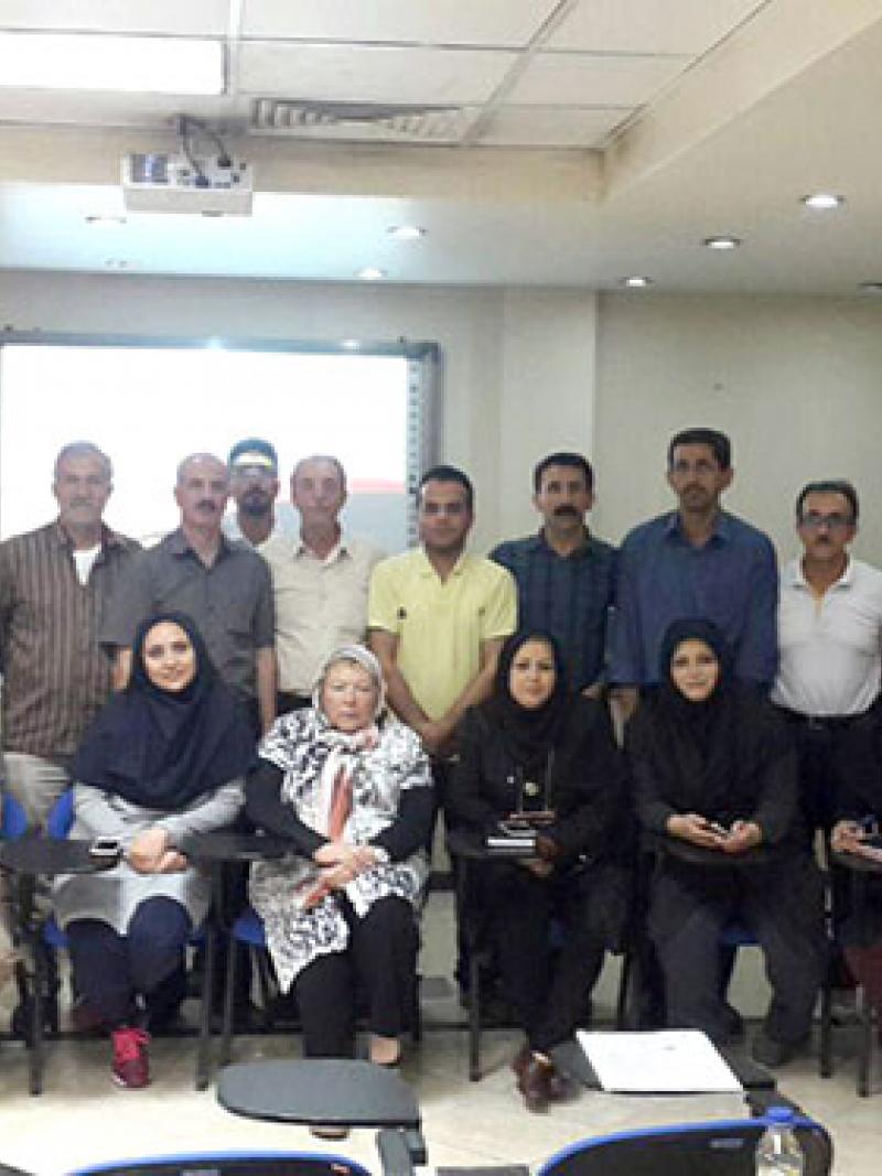 Group photo of participants after a training course