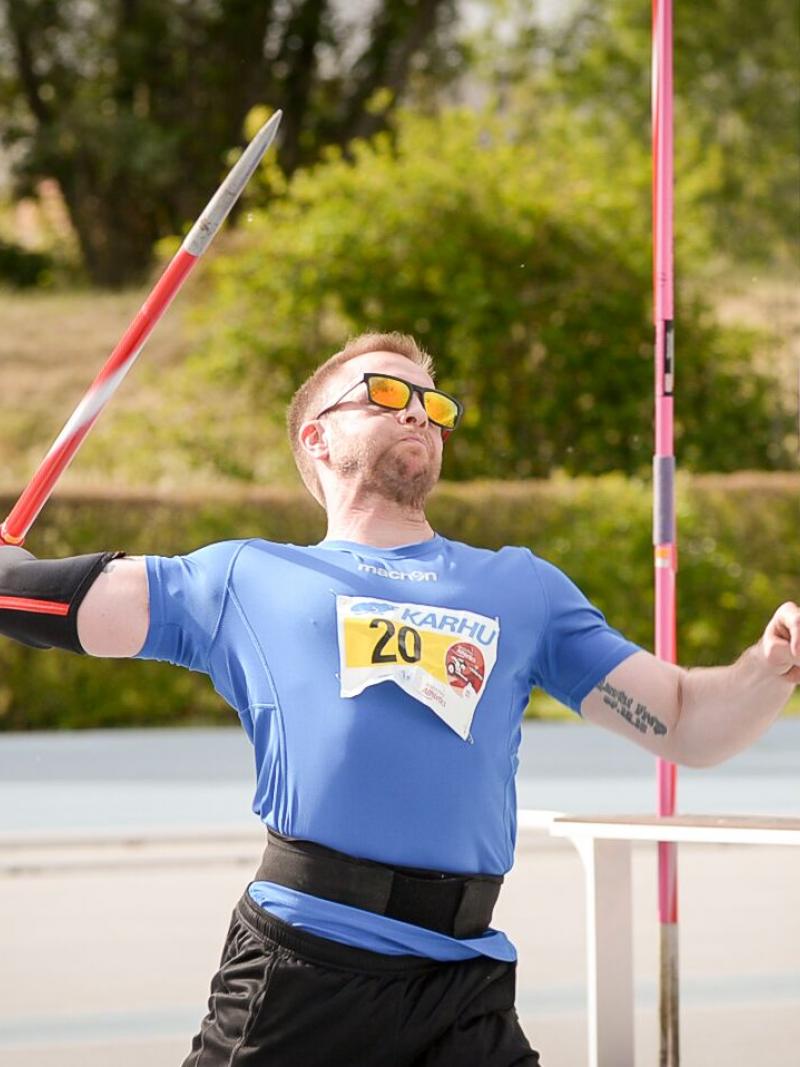 Helgi Sveinsson broke his own javelin F42 world record at the 2017 World Para Athletics Grand Prix in Italy.