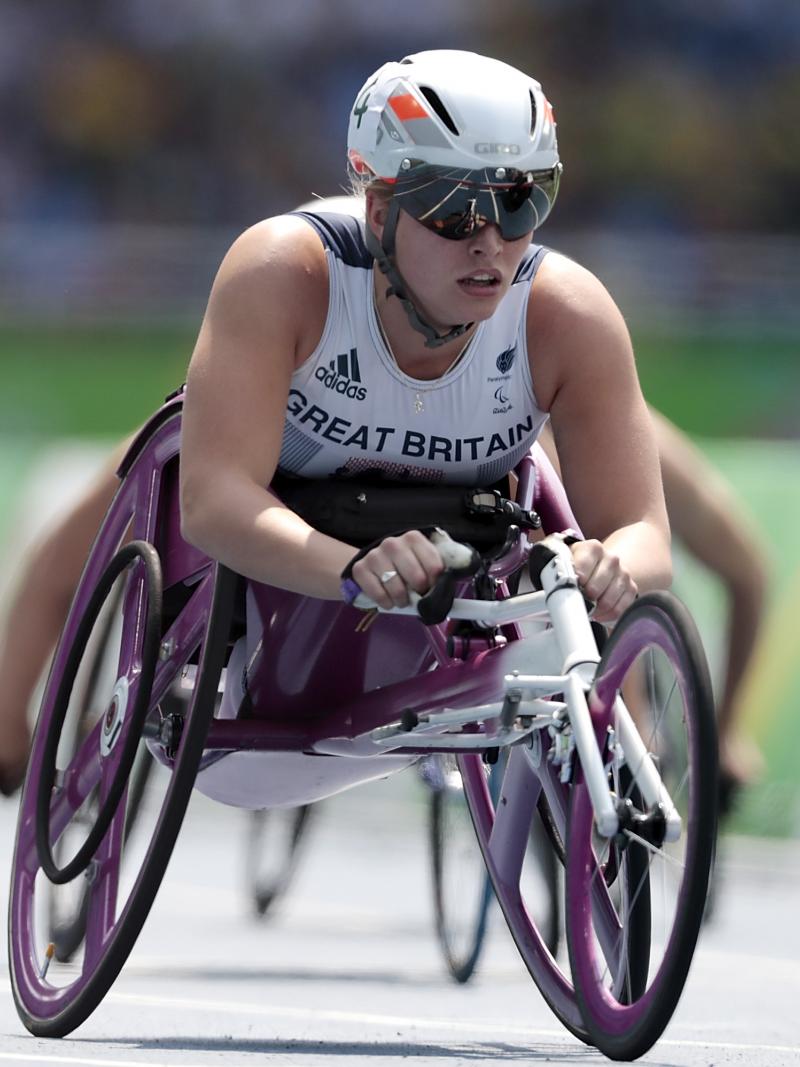 Great Britain's Samantha Kinghorn in action at the Rio 2016 Paralympic Games.