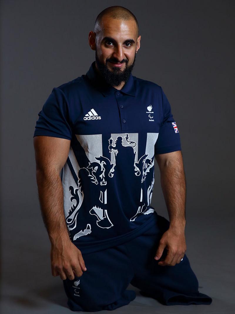 Great Britain's Ali Jawad smiles for the camera at a photocall in London