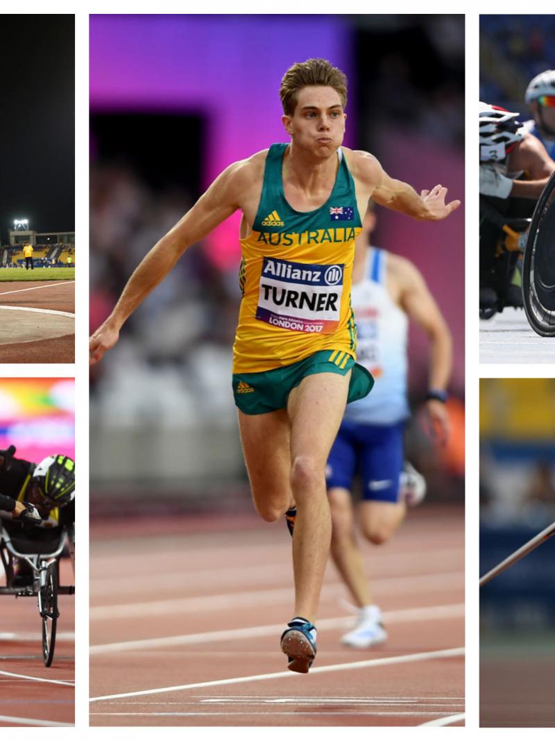 five para athletes compete in their sports
