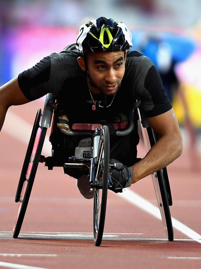 Tunisia's Walid Ktila on his way to one of four world titles at London 2017.