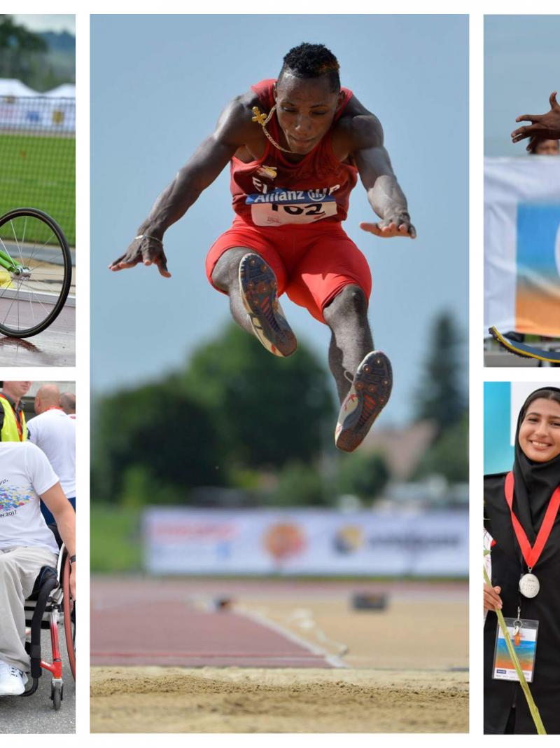 para athletes winning their events