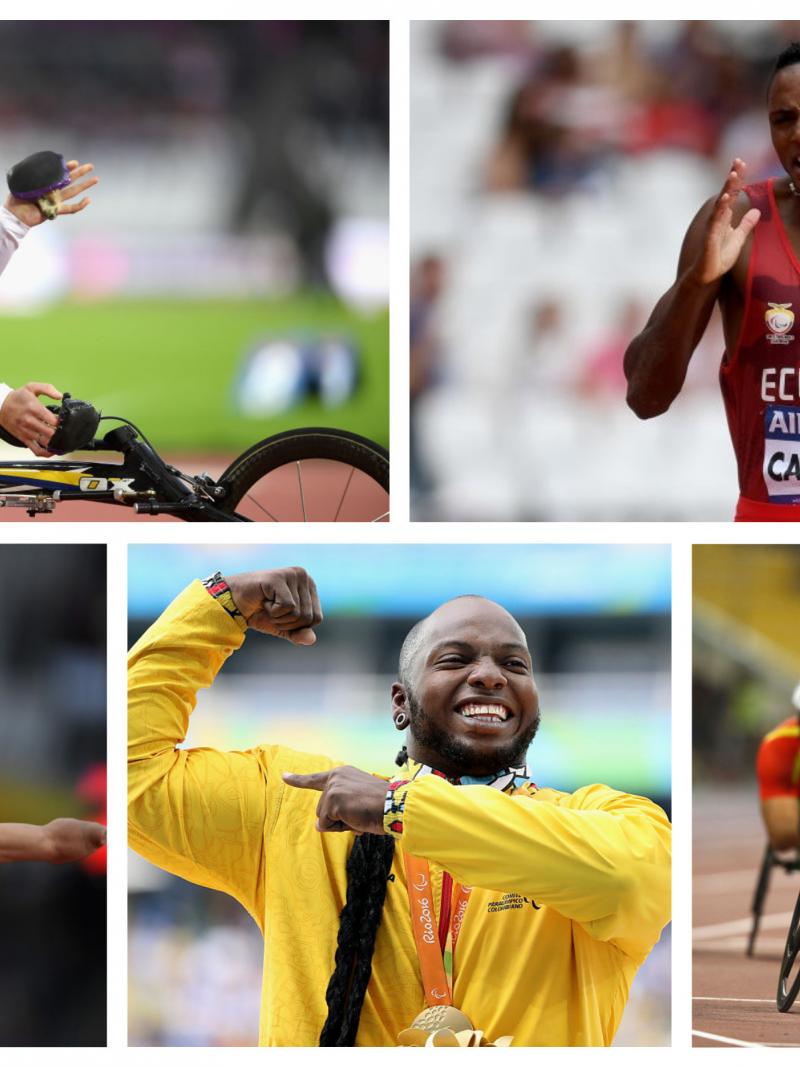 five para athletes compete in track and field sports