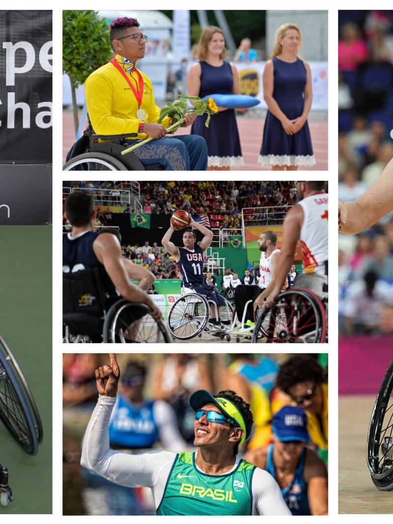 five Para athletes competing at their sports
