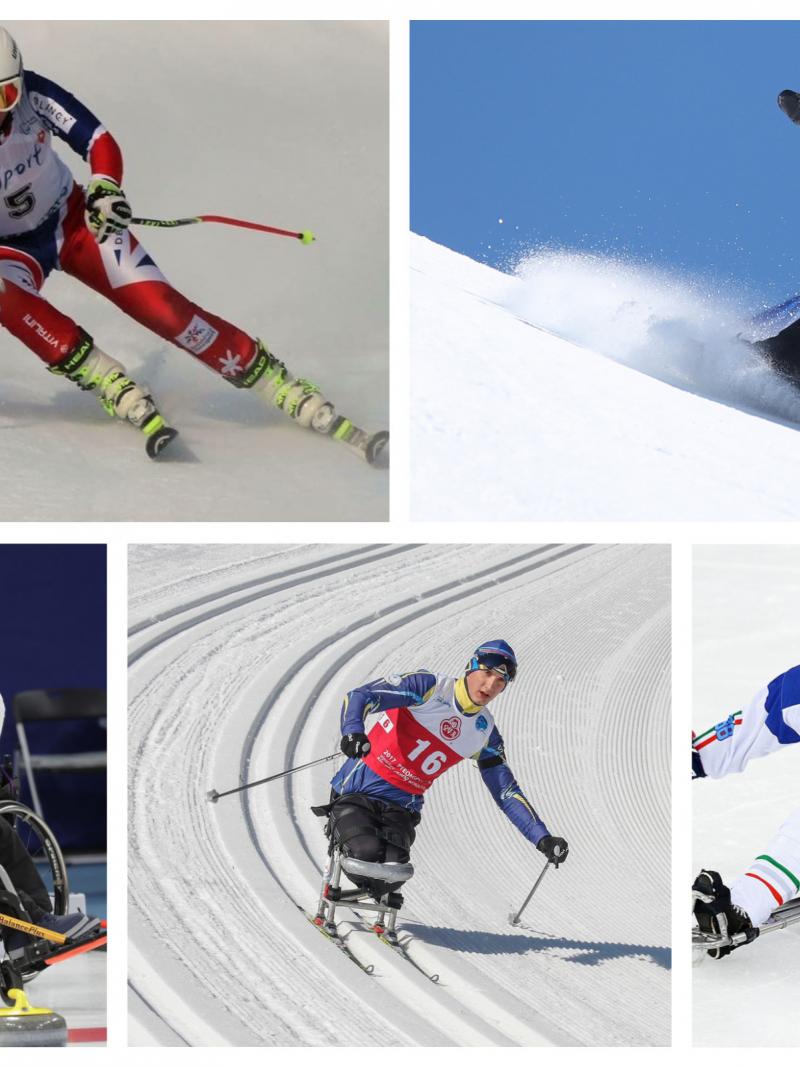 winter Para athletes compete at snowboarding, skiing, ice hockey and curling