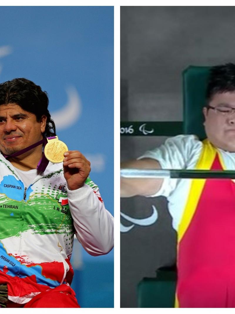 two male Para powerlifters
