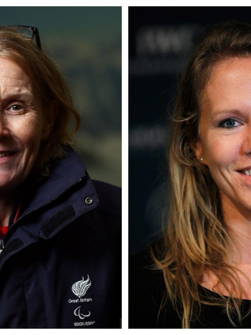 two female Chef de Missions