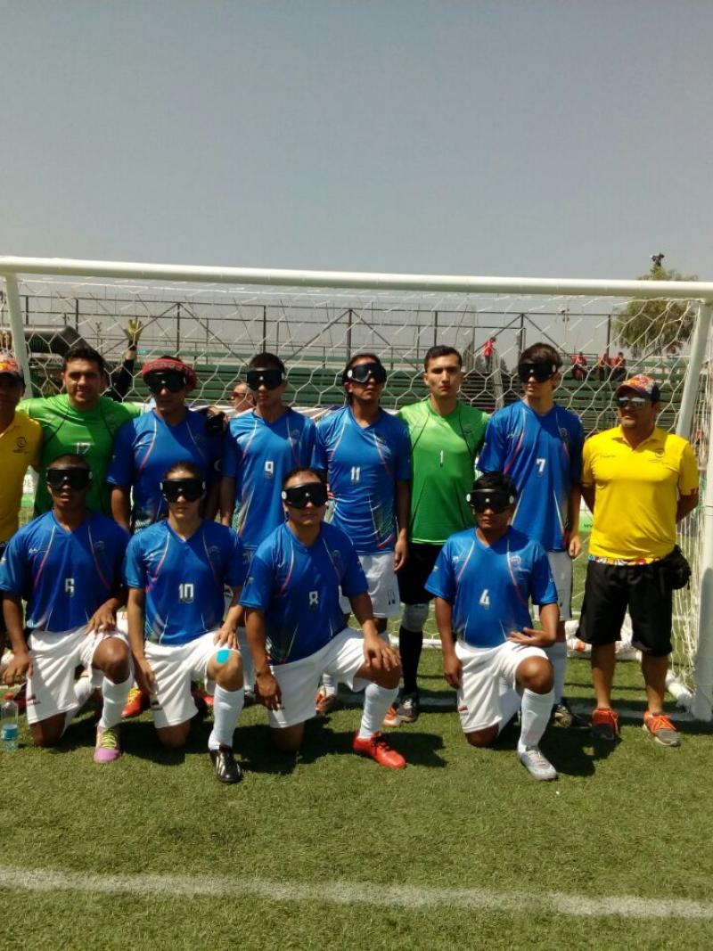 Colombian blind football team