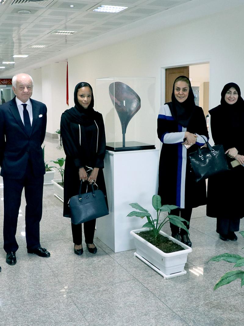 UNESCO Chief of Youth and Sport Section Alexander Schischlik meets with NPC Iran officials