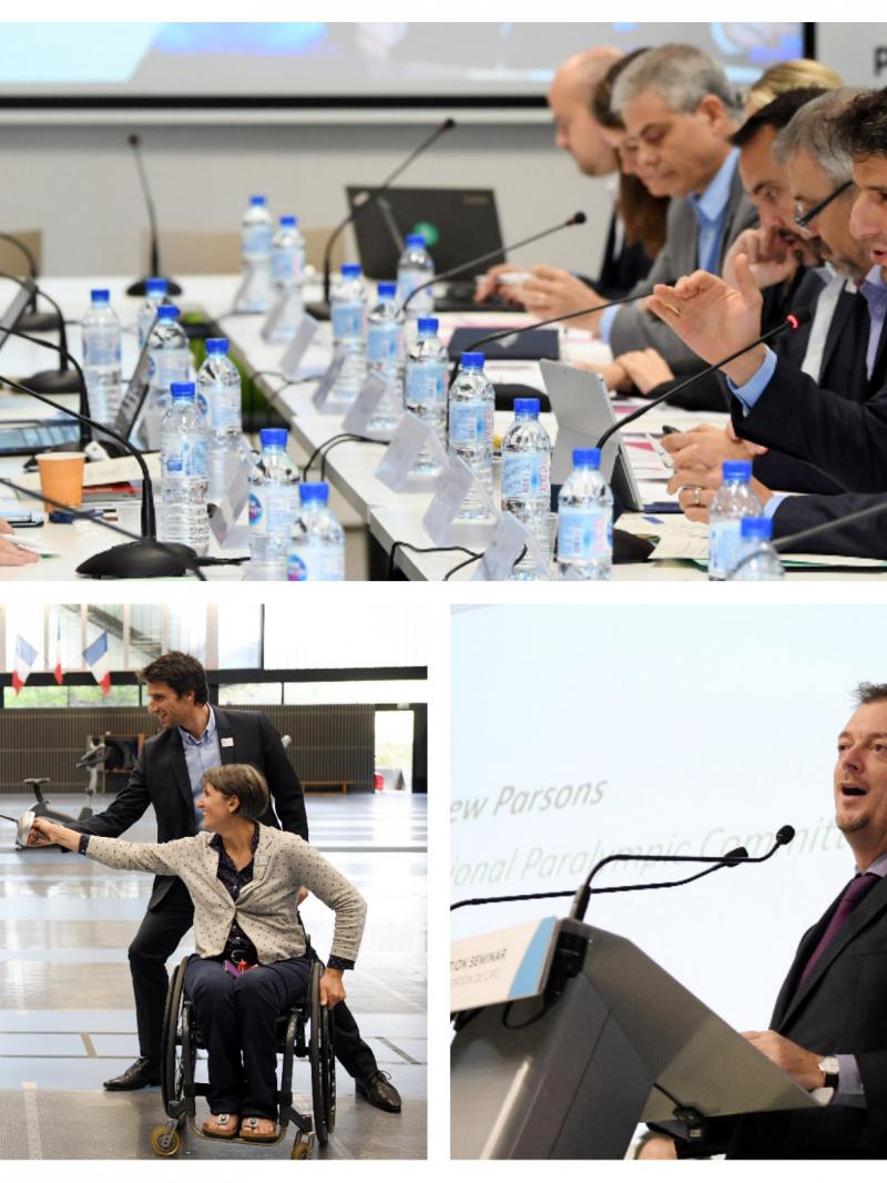 IPC President Andrew Parsons lead delegation which conducted first review of Paris 2024