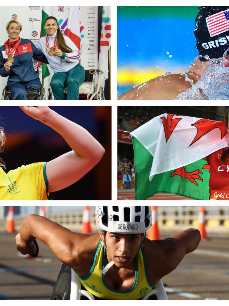 five Para athletes competing at their sports