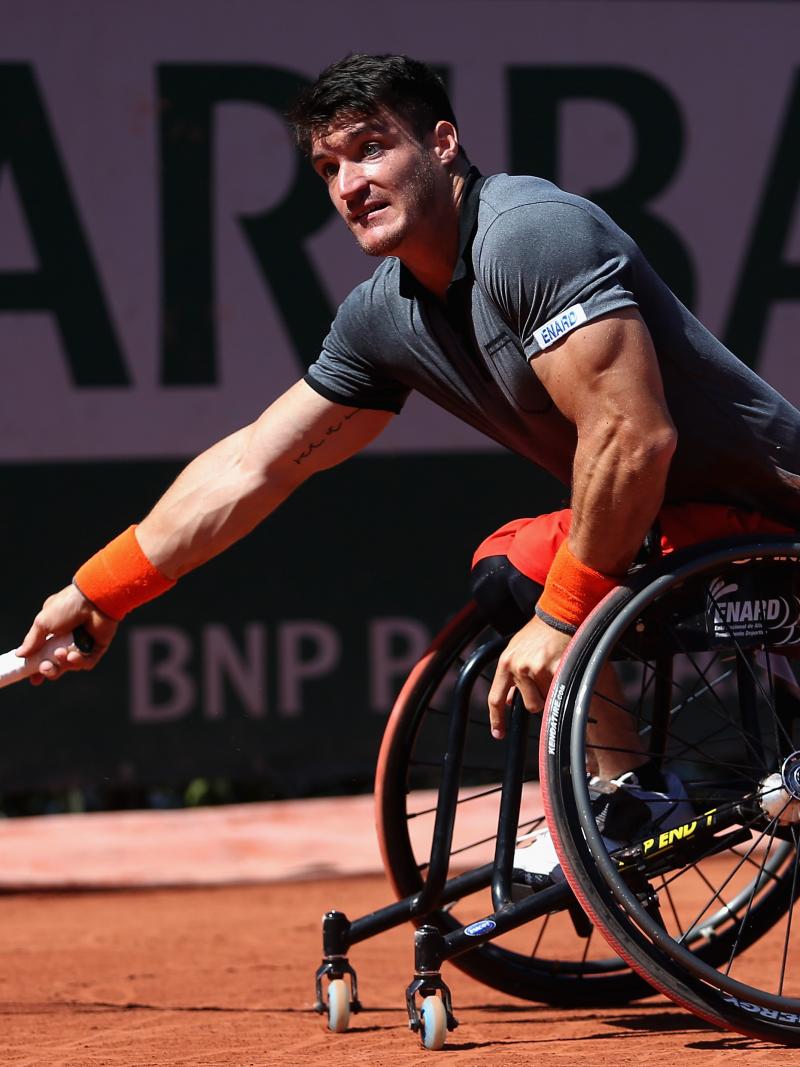 Argentinian wheelchair tennis player Gustavo Fernandez