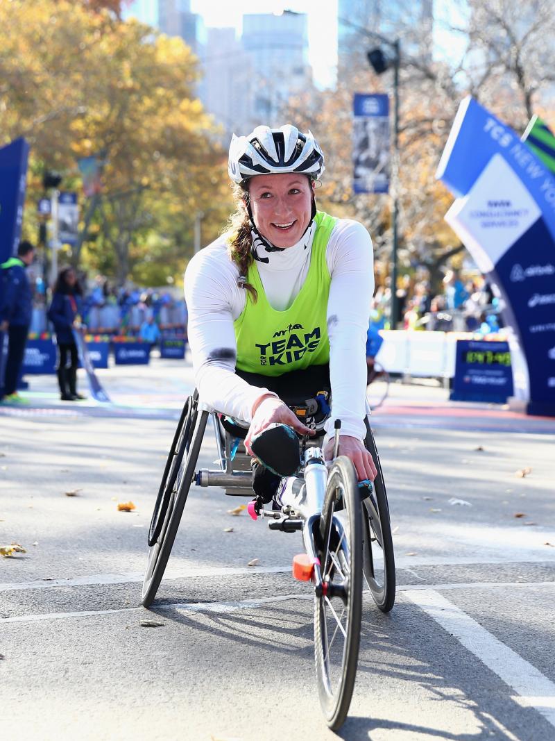 US wheelchair racer Tatyana McFadden