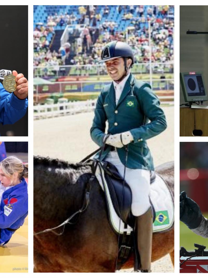 five Para athletes competing at their sports