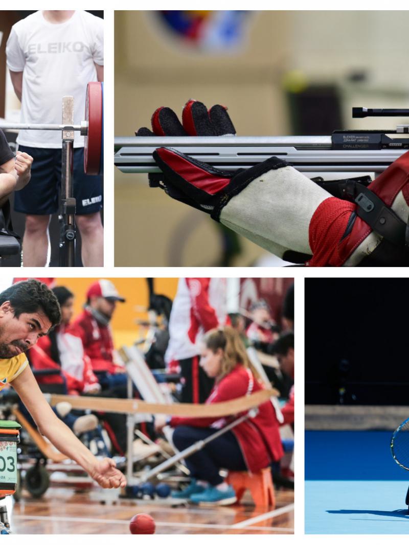five Para athletes competing at their sports