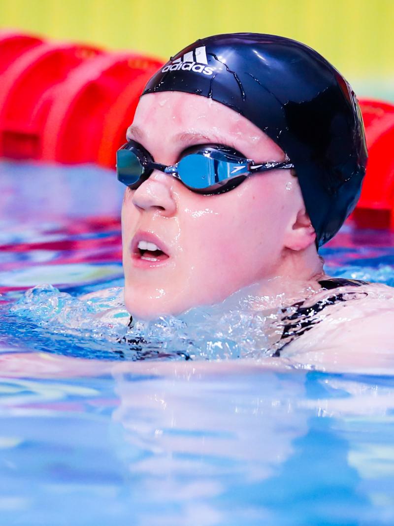Swimmer in the water