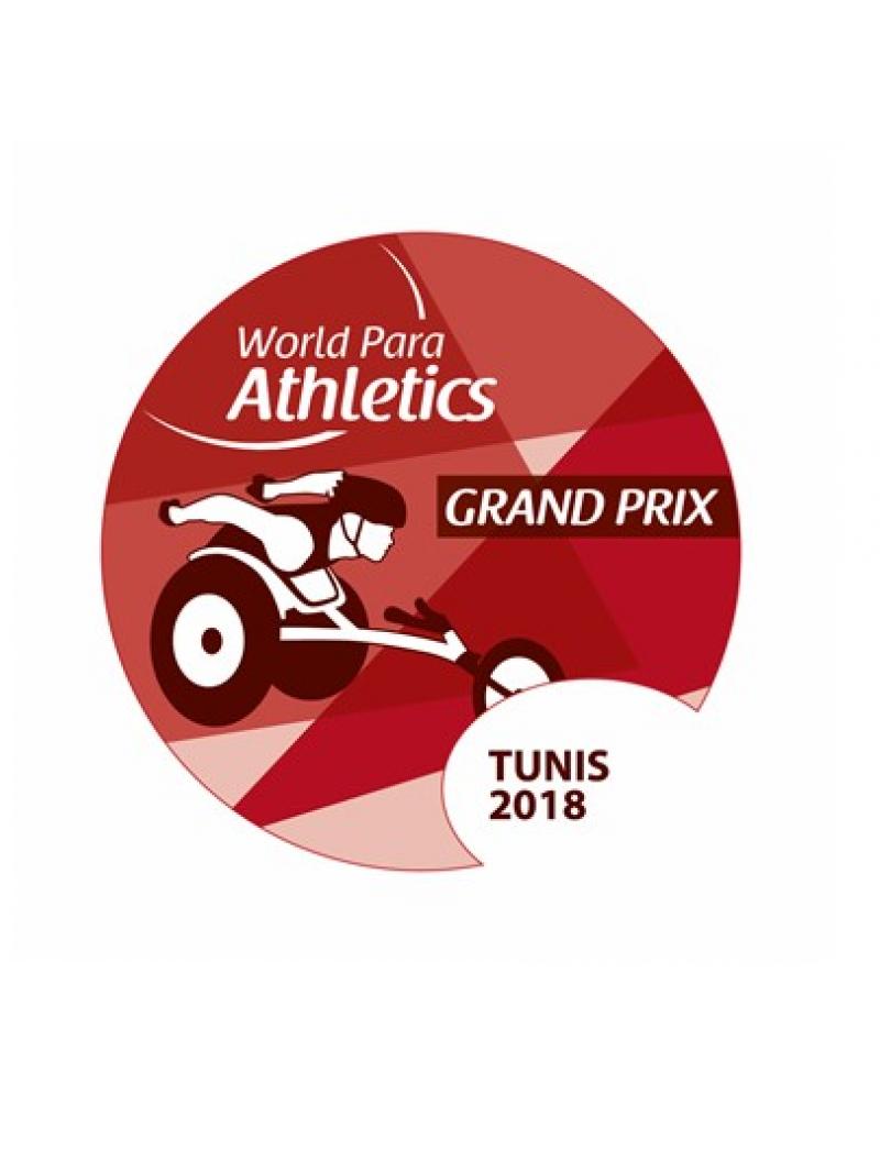 the official logo for the 2018 World Para Athletics Tunis Grand Prix